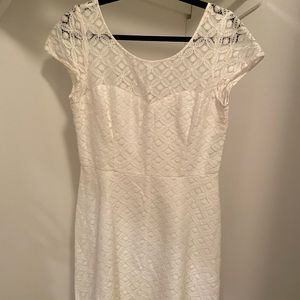 White lace dress